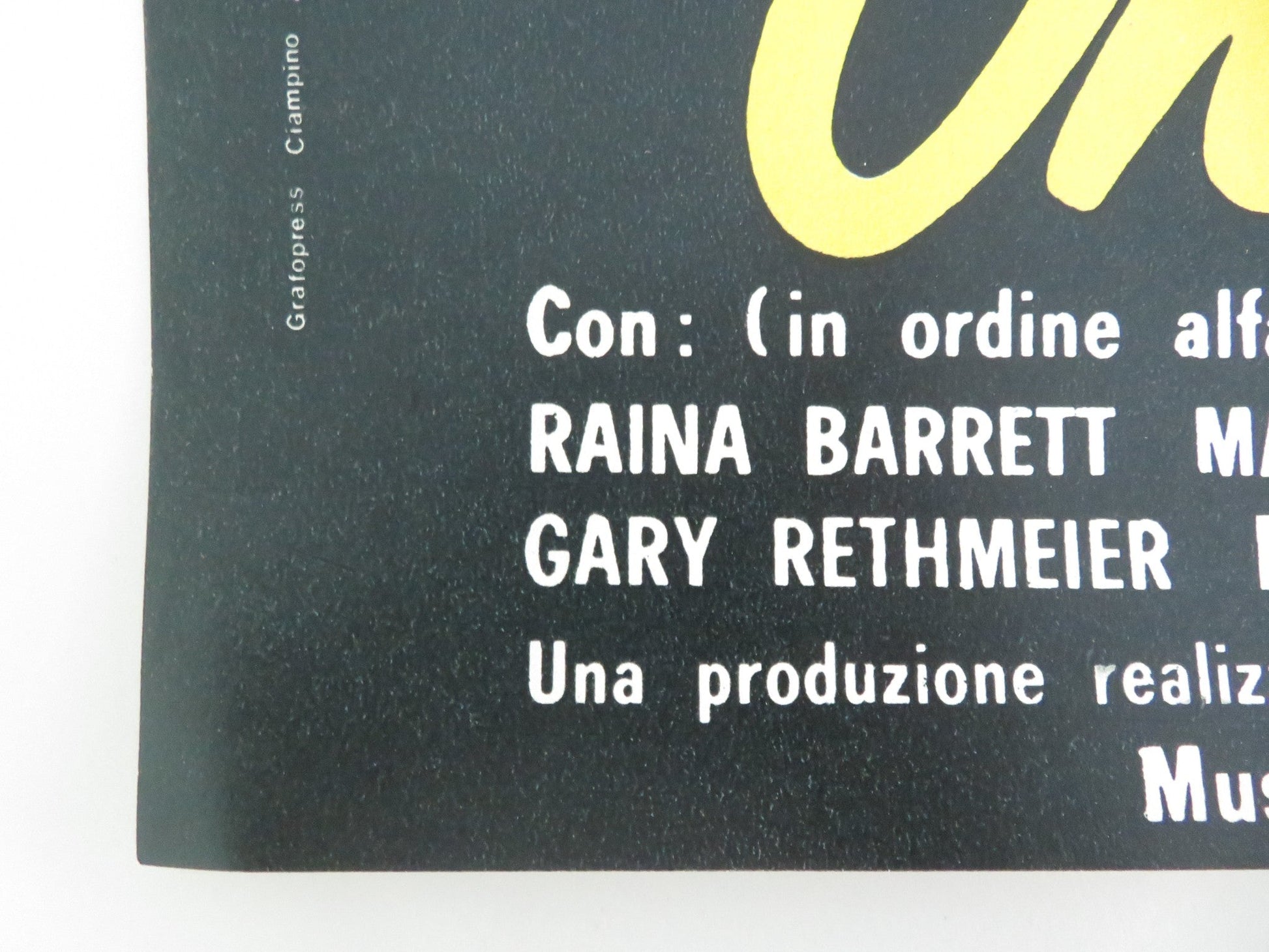 OH! CALCUTTA! - G ITALIAN FOTOBUSTA POSTER RAINA BARRETT MARK DEMPSEY 1972 Movie posters