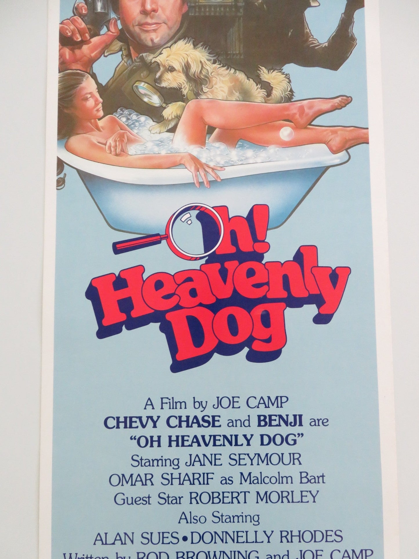 OH HEAVENLY DOG US INSERT POSTER CHEVY CHASE BENJI JANE SEYMOUR 1980 Movie posters