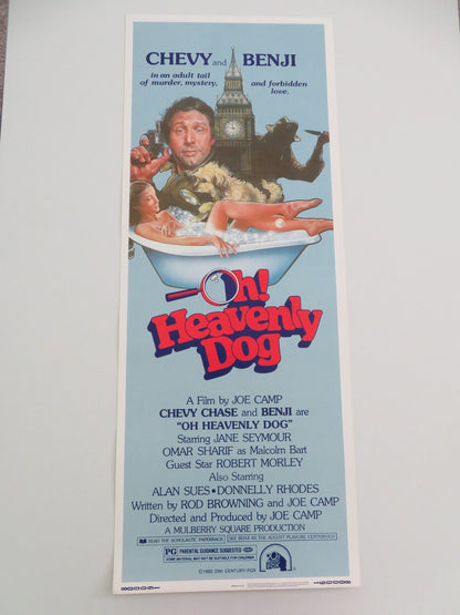 OH HEAVENLY DOG US INSERT POSTER CHEVY CHASE BENJI JANE SEYMOUR 1980 Movie posters