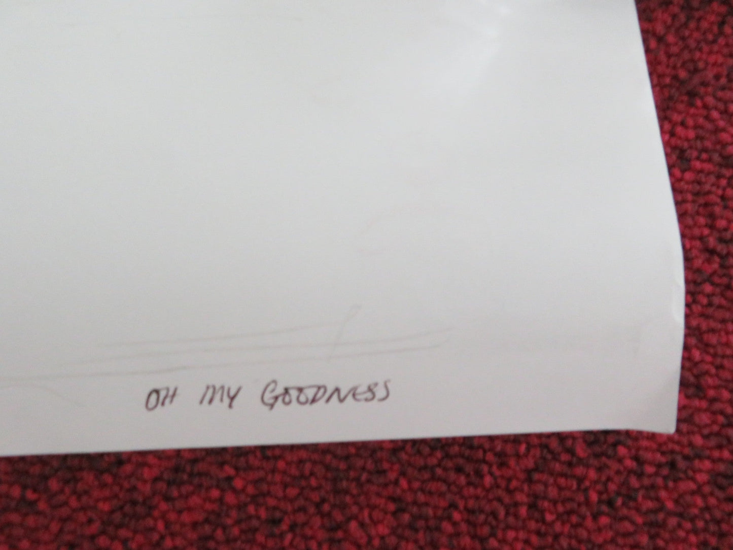 OH MY GOODNESS! UK QUAD ROLLED POSTER VALERIE BONNETON CAMILLE CHAMOUX 2022 Movie posters