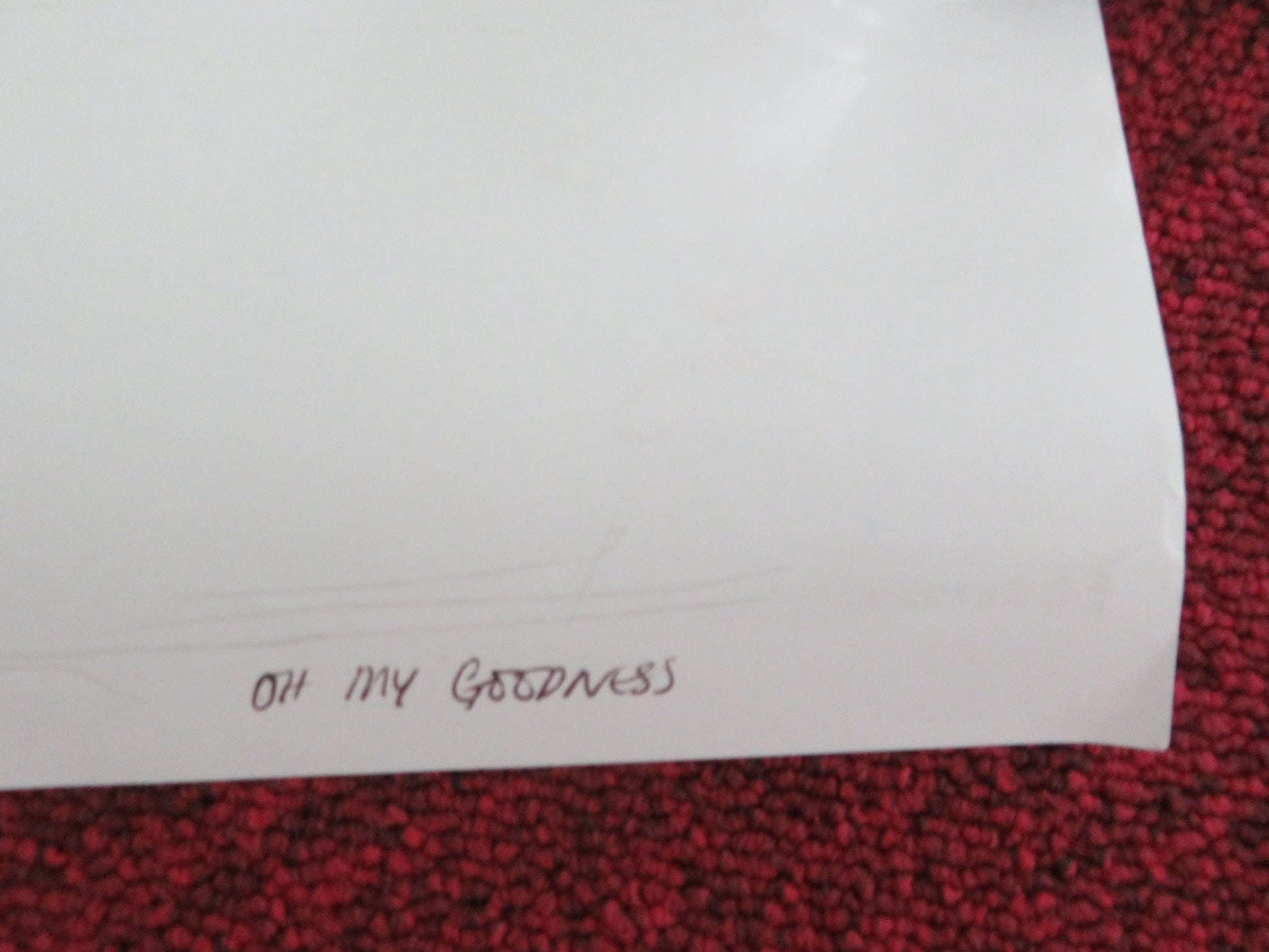 OH MY GOODNESS! UK QUAD ROLLED POSTER VALERIE BONNETON CAMILLE CHAMOUX 2022 Movie posters