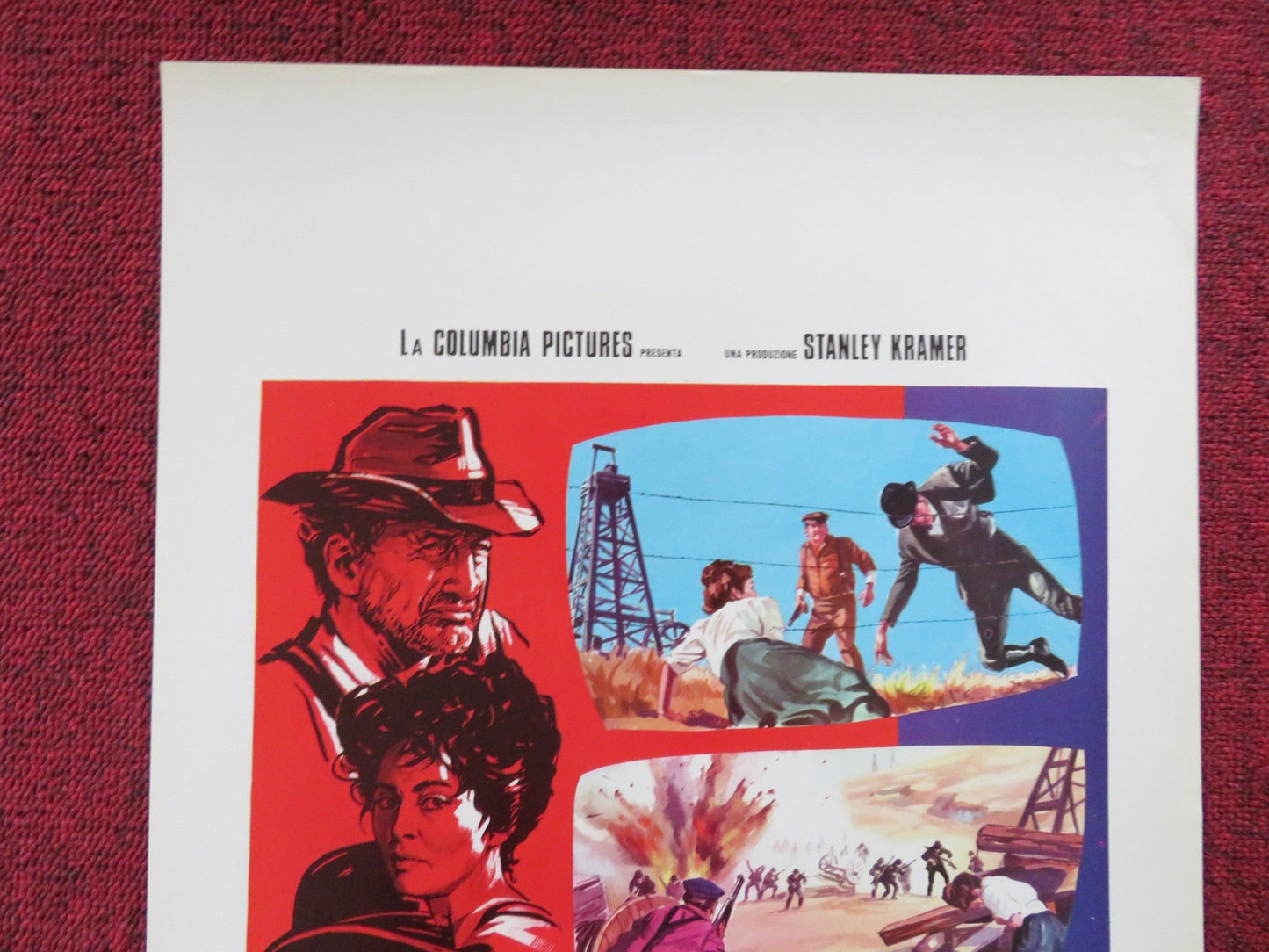 OKLAHOMA CRUDE ITALIAN LOCANDINA POSTER GEORGE C. SCOTT FAYE DUNAWAY 1973 Rendezvous Cinema Movie posters