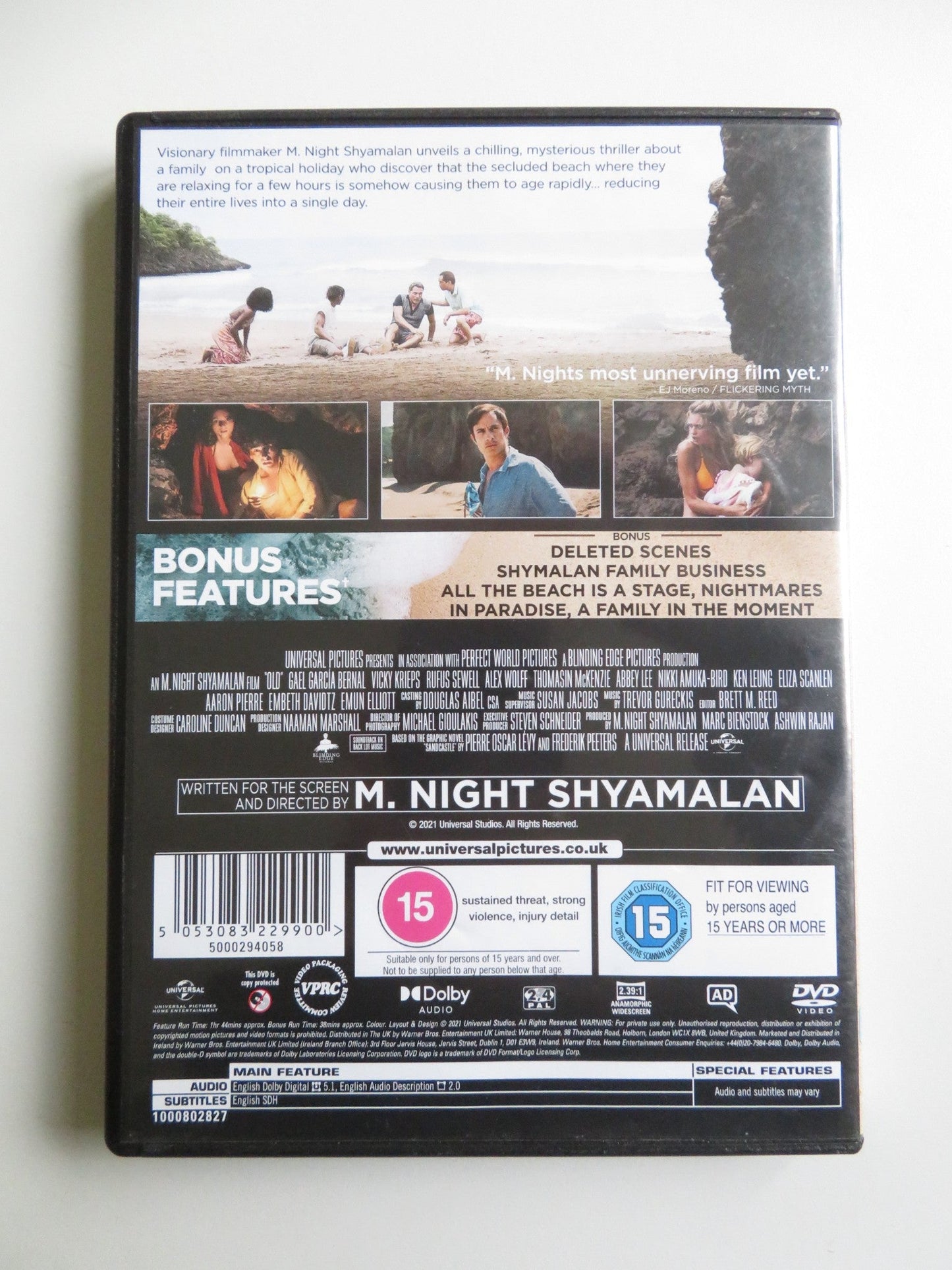 OLD (DVD) RUFUS SEWELL GAEL GARCIA BERNAL 2021 REGION 2, 4 - Rendezvous Cinema