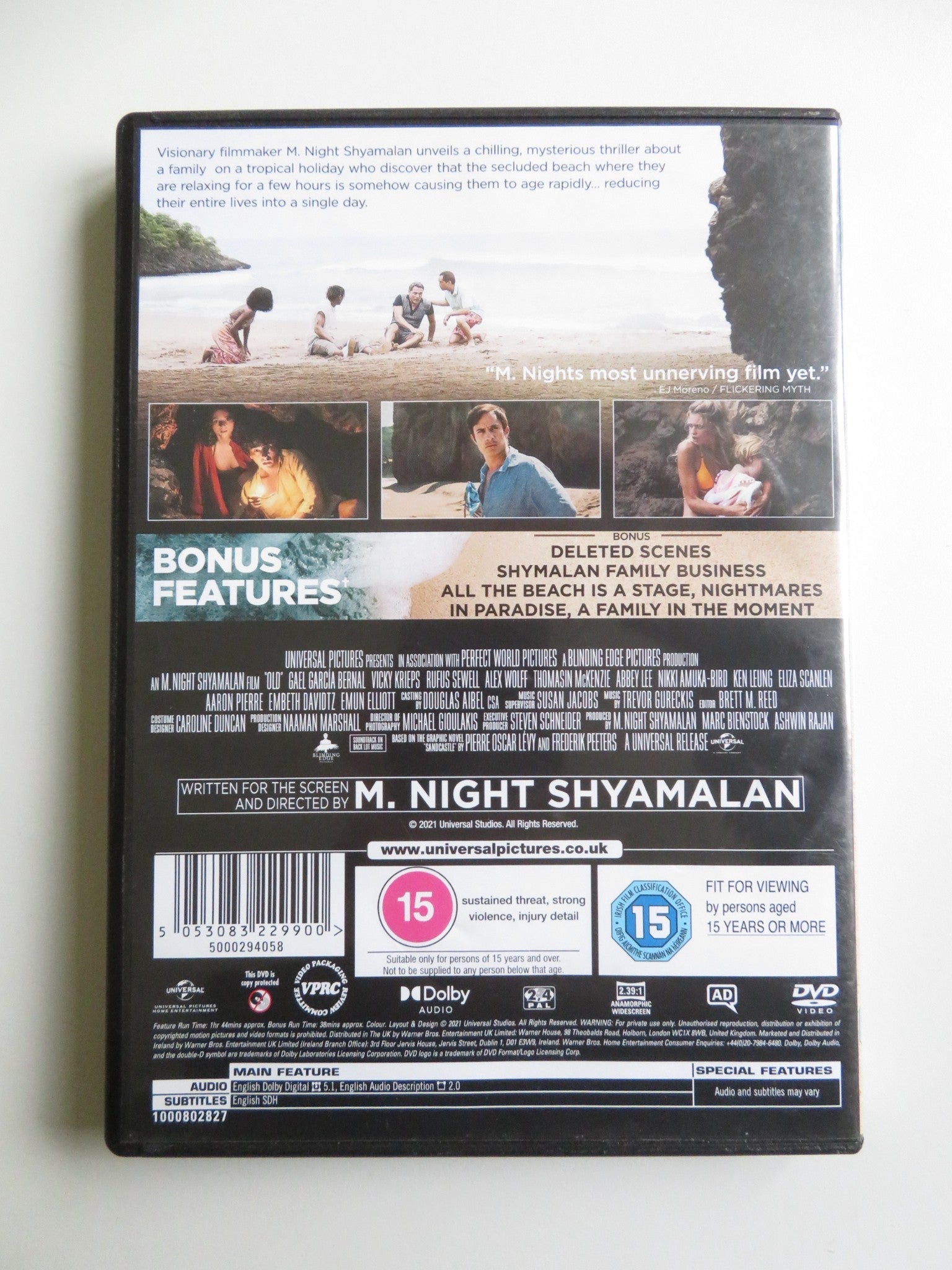 OLD (DVD) RUFUS SEWELL GAEL GARCIA BERNAL 2021 REGION 2, 4 - Rendezvous Cinema