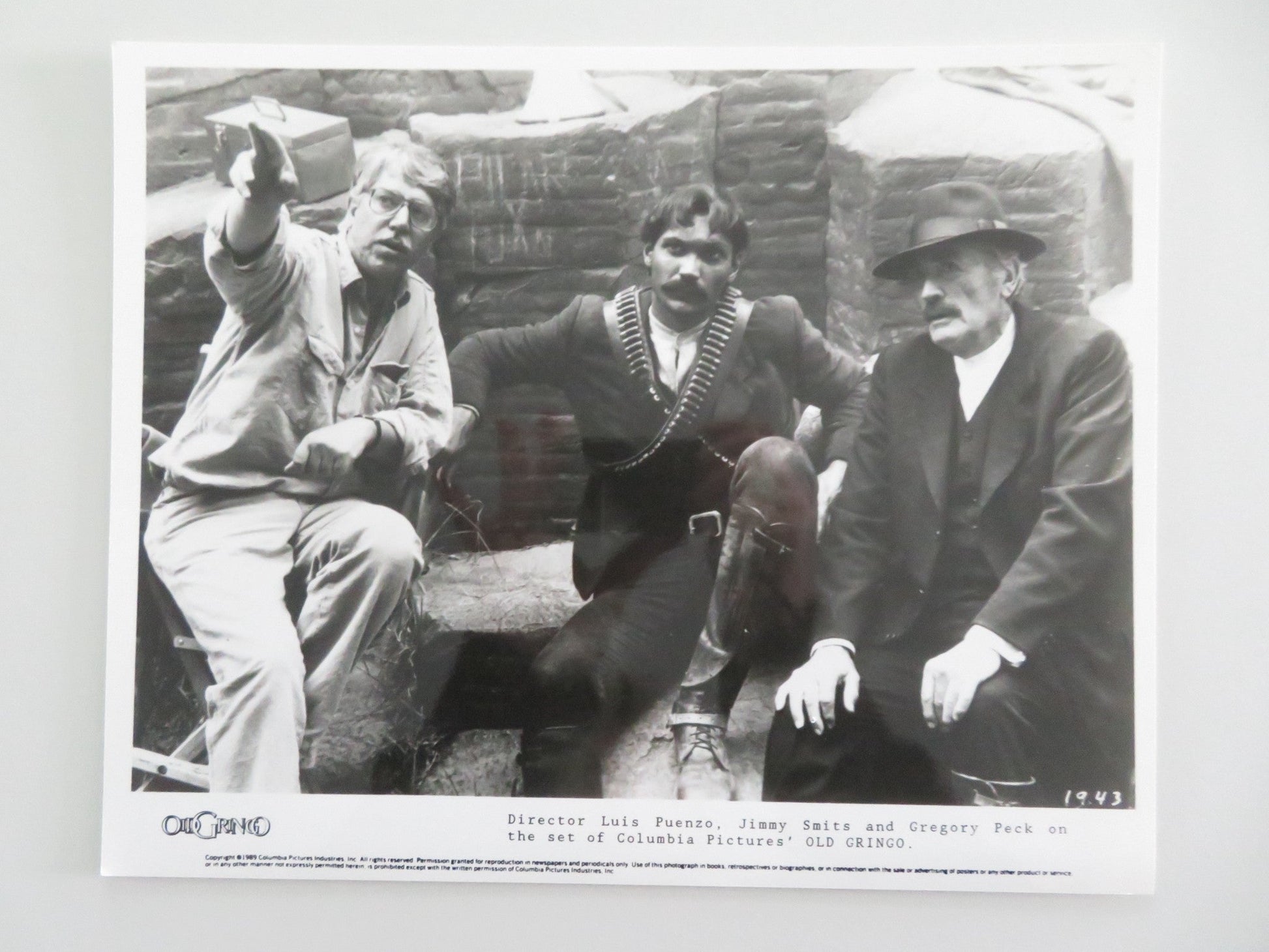 OLD GRINGO MOVIE STILL PHOTO LOT OF 3 GREGORY PECK JANE FONDA 1989 Movie posters