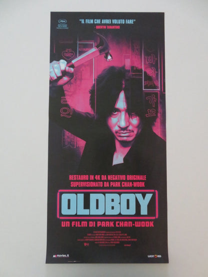 OLDBOY 4K ITALIAN LOCANDINA POSTER CHOI MIN - SIK YOO JI - TAE 2003 Movie posters