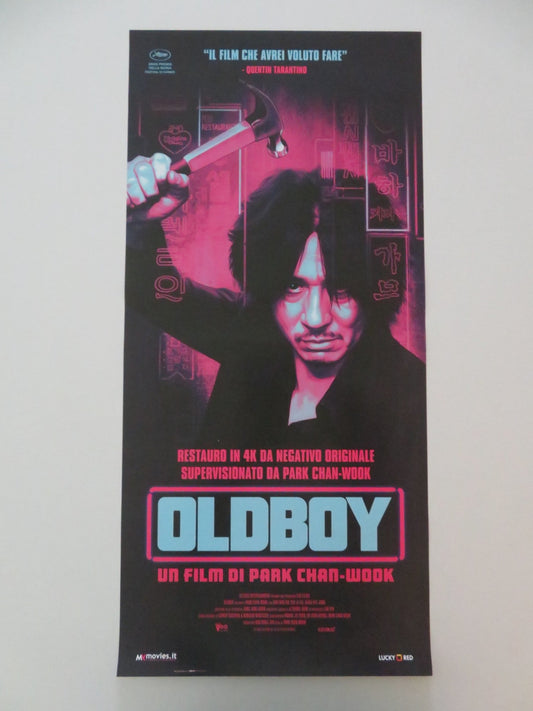 OLDBOY 4K ITALIAN LOCANDINA POSTER CHOI MIN - SIK YOO JI - TAE 2003 Movie posters
