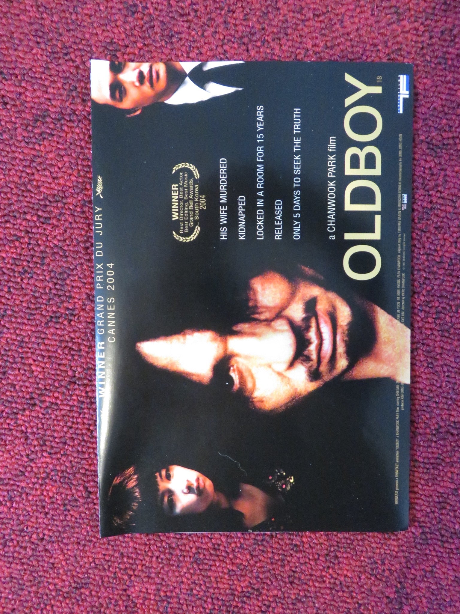 OLDBOY (DVD) CHOI MIN - SIK YOO JI - TAE 2003 REGION 0 Rendezvous Cinema Movie posters