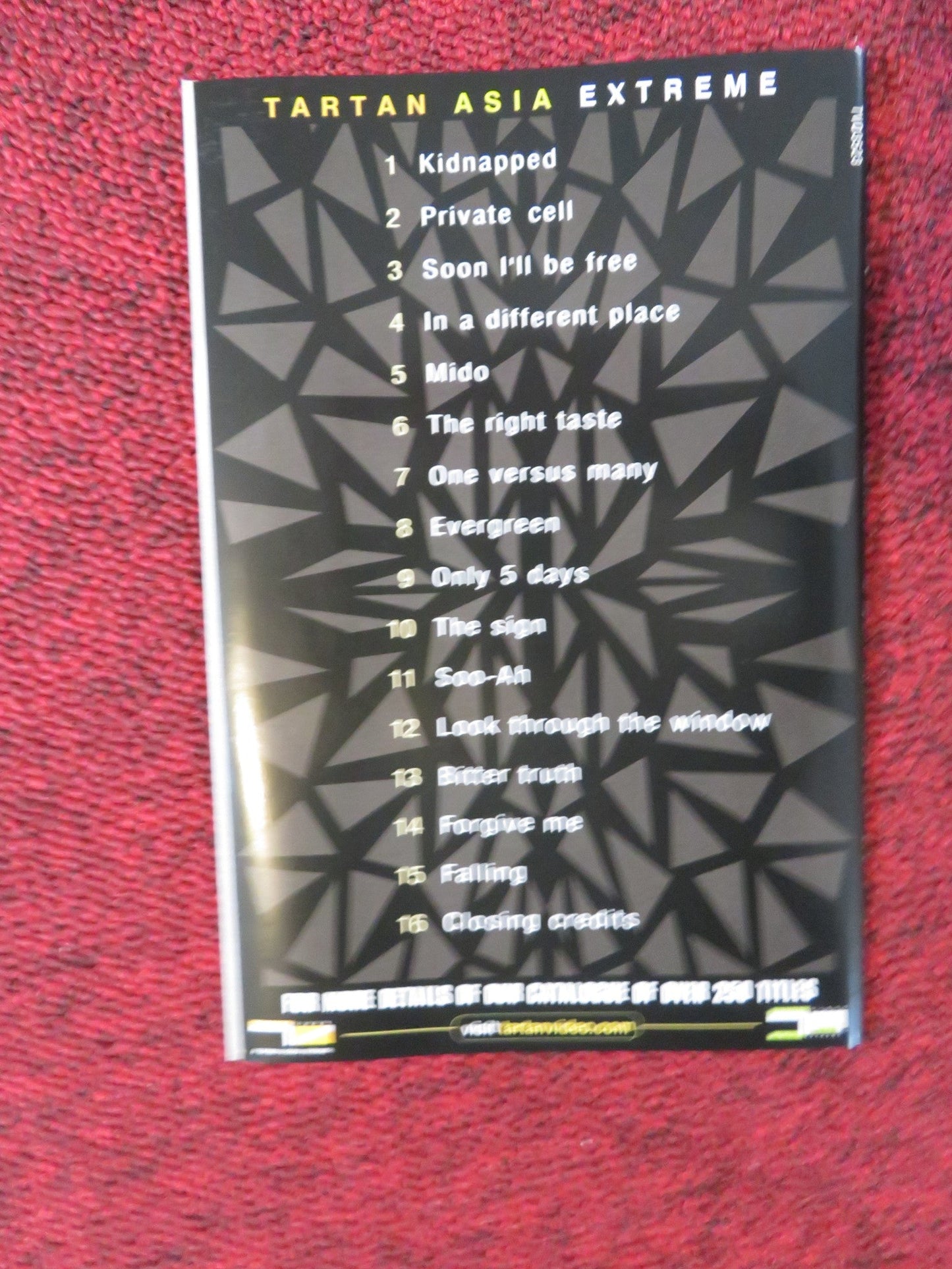 OLDBOY (DVD) CHOI MIN - SIK YOO JI - TAE 2003 REGION 0 Rendezvous Cinema Movie posters