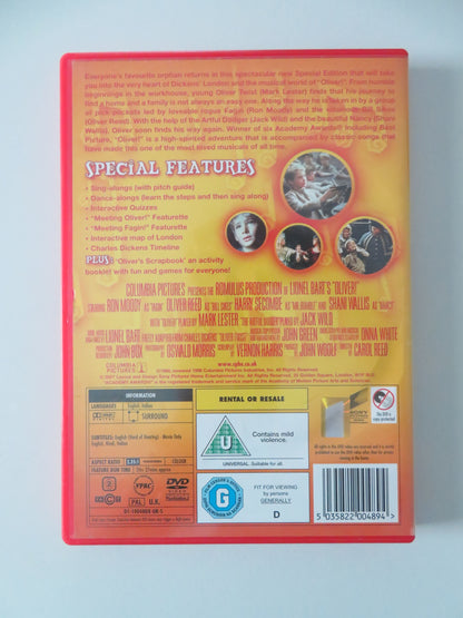 Oliver! - Special Edition (DVD) Mark Lester Ron Moody Oliver Reed 1968 Region 2 Movie posters