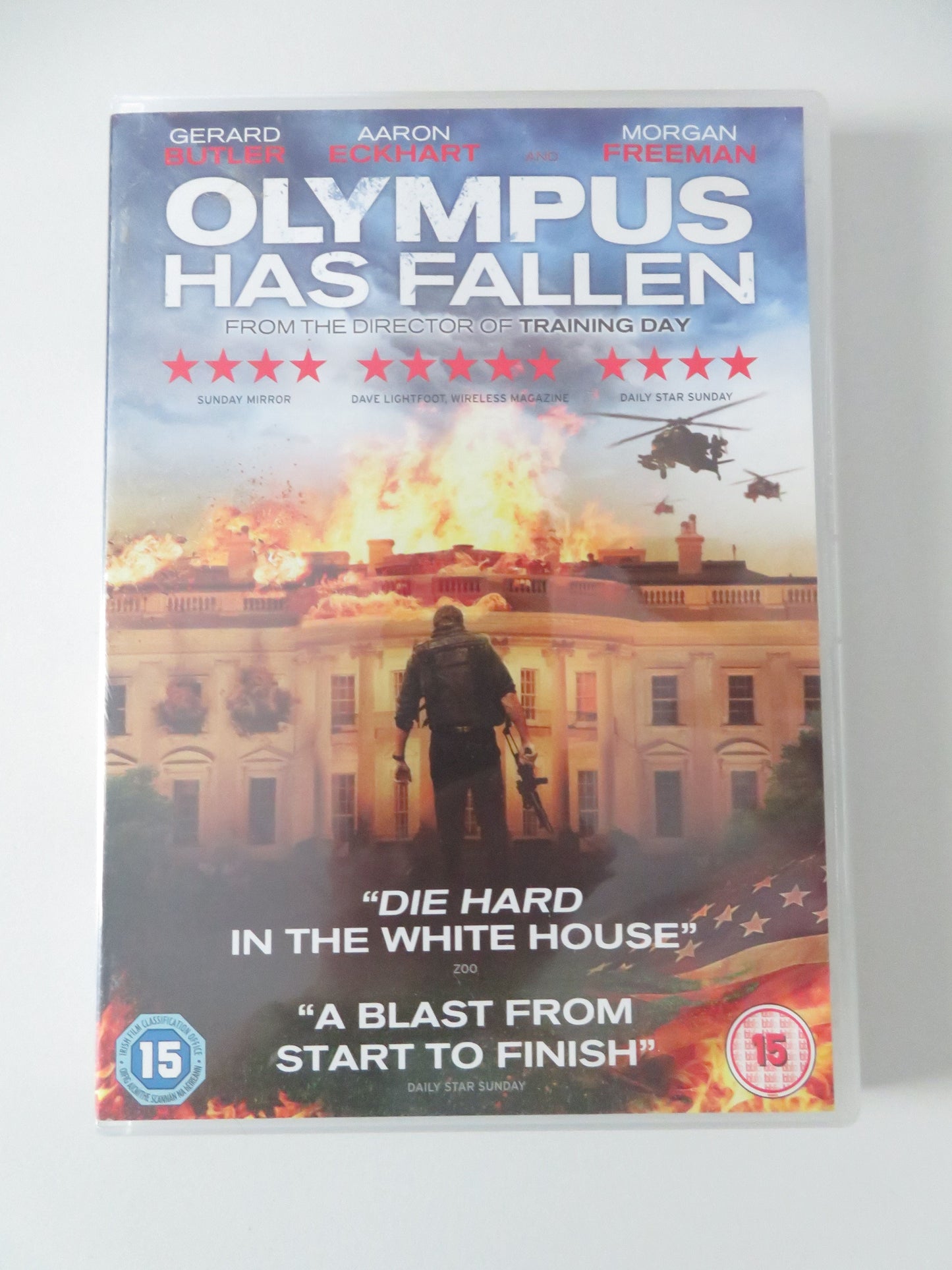 Olympus Has Fallen (DVD) Gerard Butler Aaron Eckhart M. Freeman 2013 Region 2 Movie posters