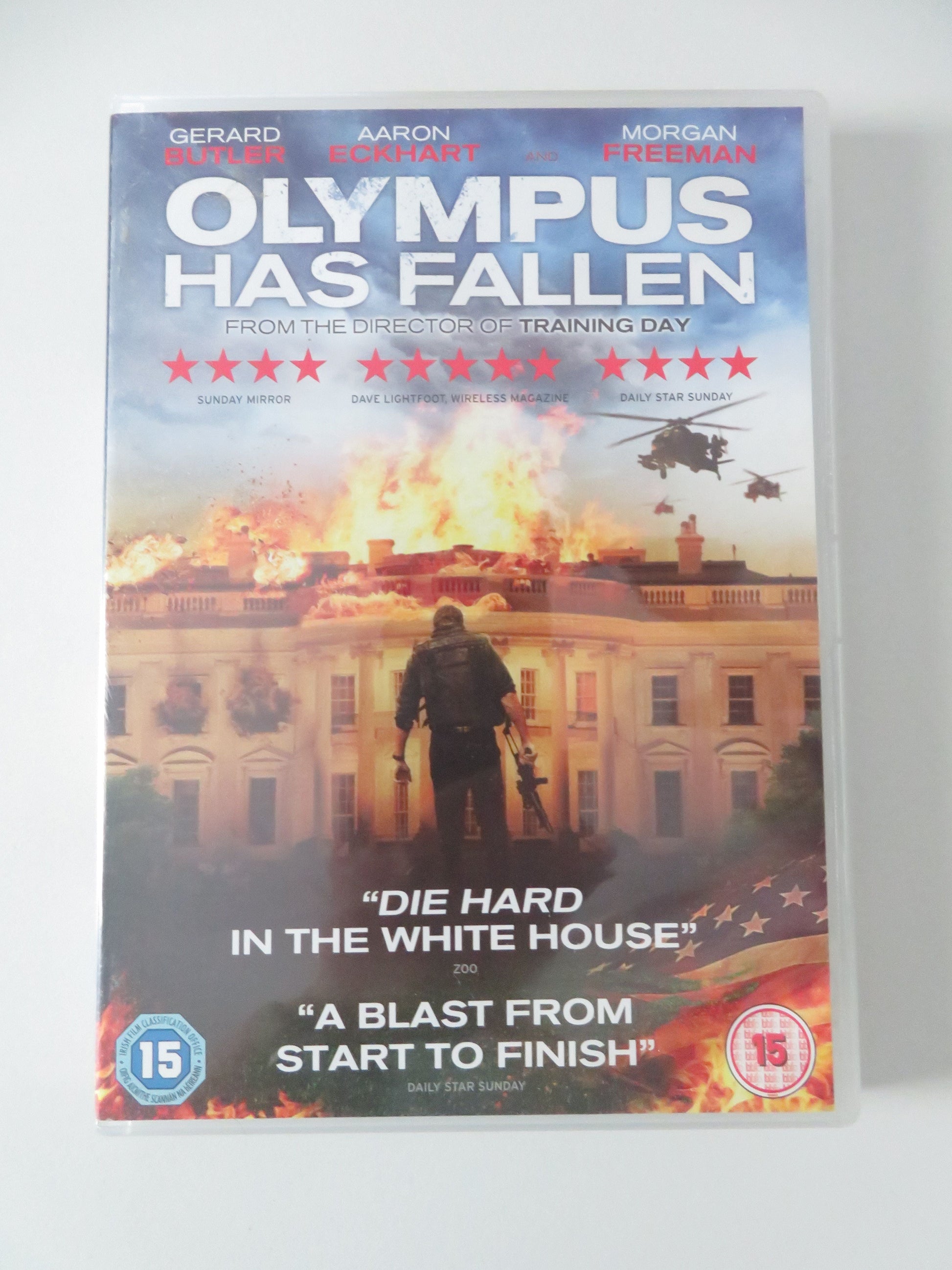 Olympus Has Fallen (DVD) Gerard Butler Aaron Eckhart M. Freeman 2013 Region 2 Movie posters