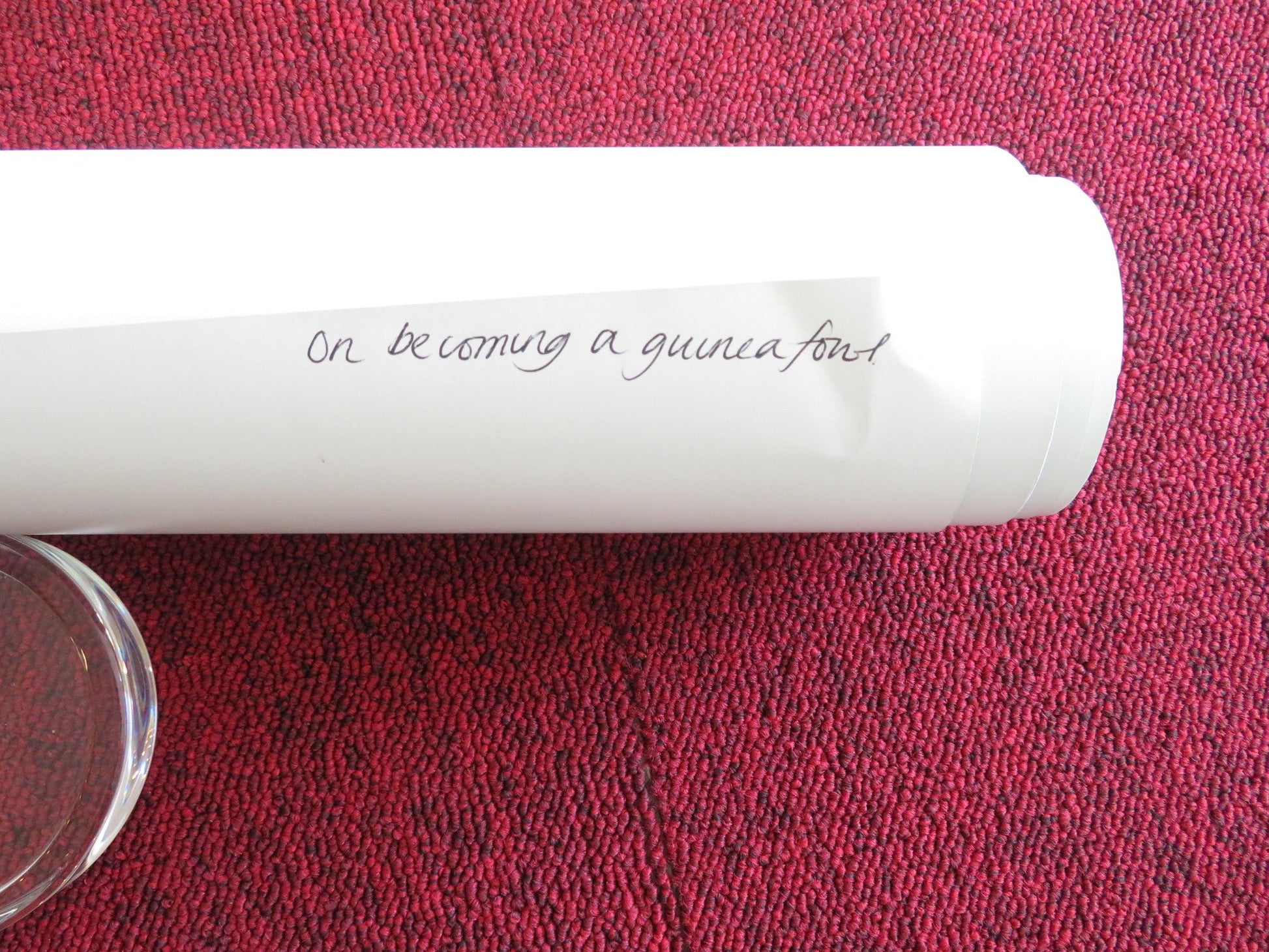 ON BECOMING A GUINEA FOWL UK QUAD ROLLED POSTER SUSAN CHARDY ROY CHISHA 2024 Rendezvous Cinema Movie posters