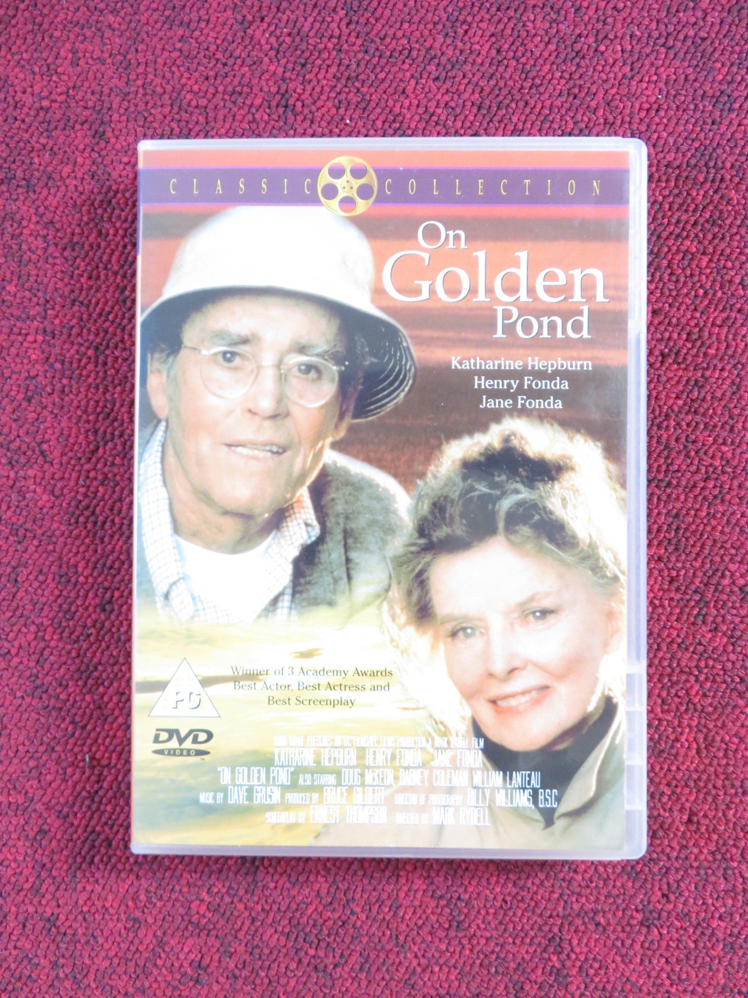 ON GOLDEN POND (DVD) KATHARINE HEPBURN HENRY FONDA 1981 REGION 2 Rendezvous Cinema Movie posters