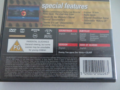 ON HER MAJESTY'S SECRET SERVICE - SPECIAL 007 EDITION (DVD) BOND 1969 REGION 2 Movie posters