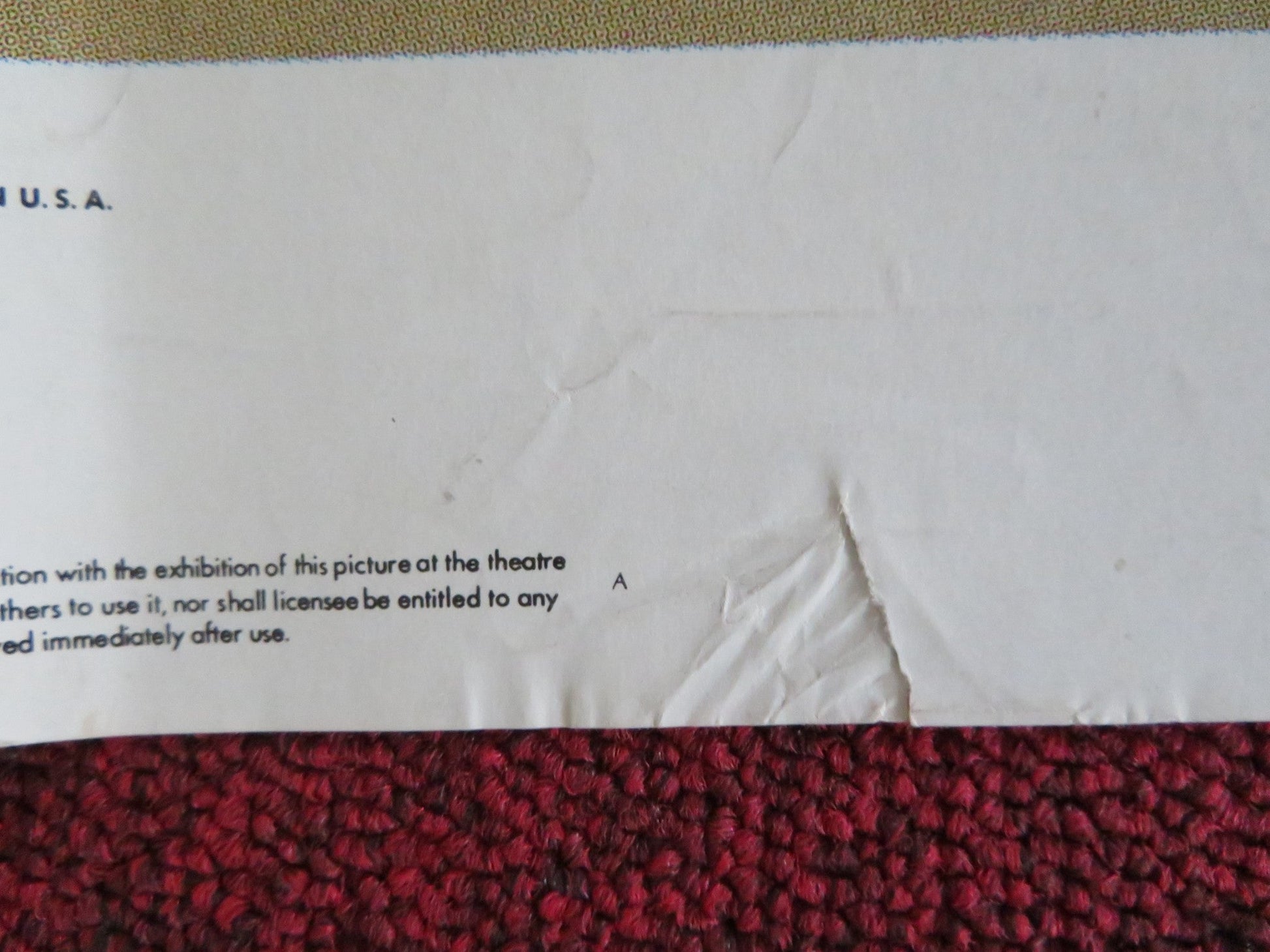 ONCE IS NOT ENOUGH - B TEASER FOLDED US ONE SHEET POSTER KIRK DOUGLAS 1975 Rendezvous Cinema Movie posters