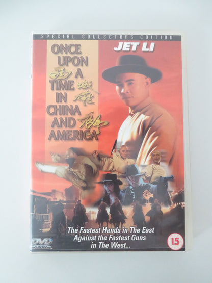 Once Upon a Time in China and America (DVD) Jet Li Rosamund Kwan 1997 Region 2 Movie posters