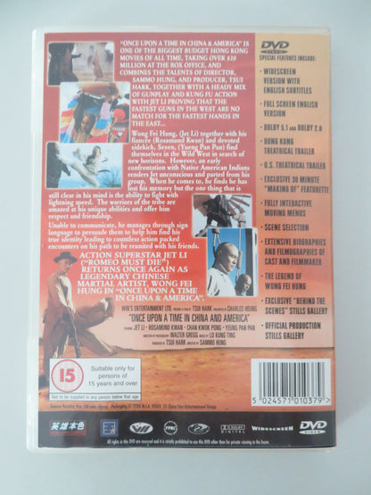 Once Upon a Time in China and America (DVD) Jet Li Rosamund Kwan 1997 Region 2 Movie posters