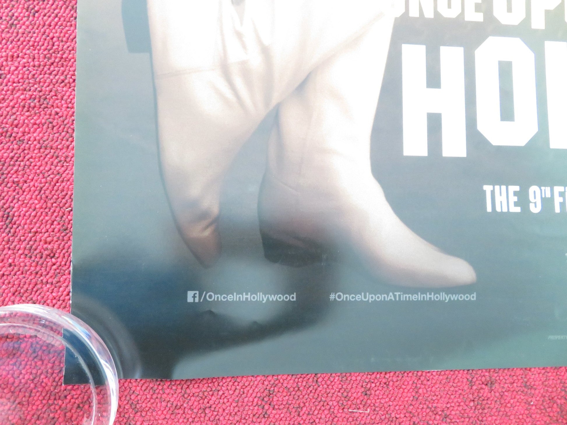 ONCE UPON A TIME IN HOLLYWOOD - A US ONE SHEET ROLLED POSTER ROBBIE PITT 2019 Movie posters