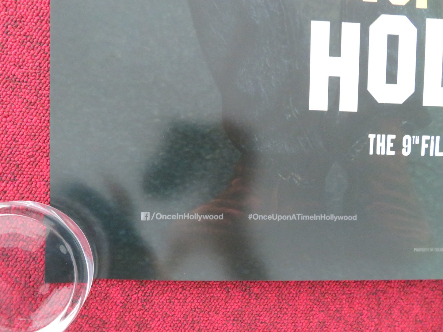 ONCE UPON A TIME IN... HOLLYWOOD - B ONE SHEET ROLLED POSTER PITT DICAPRIO 2019 Movie posters