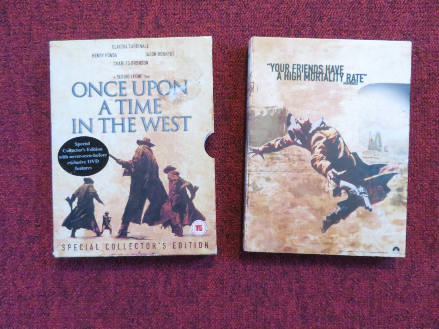 ONCE UPON A TIME IN THE WEST (DVD) CHARLES BRONSON HENRY FONDA 1968 REGION 2 Rendezvous Cinema Movie posters