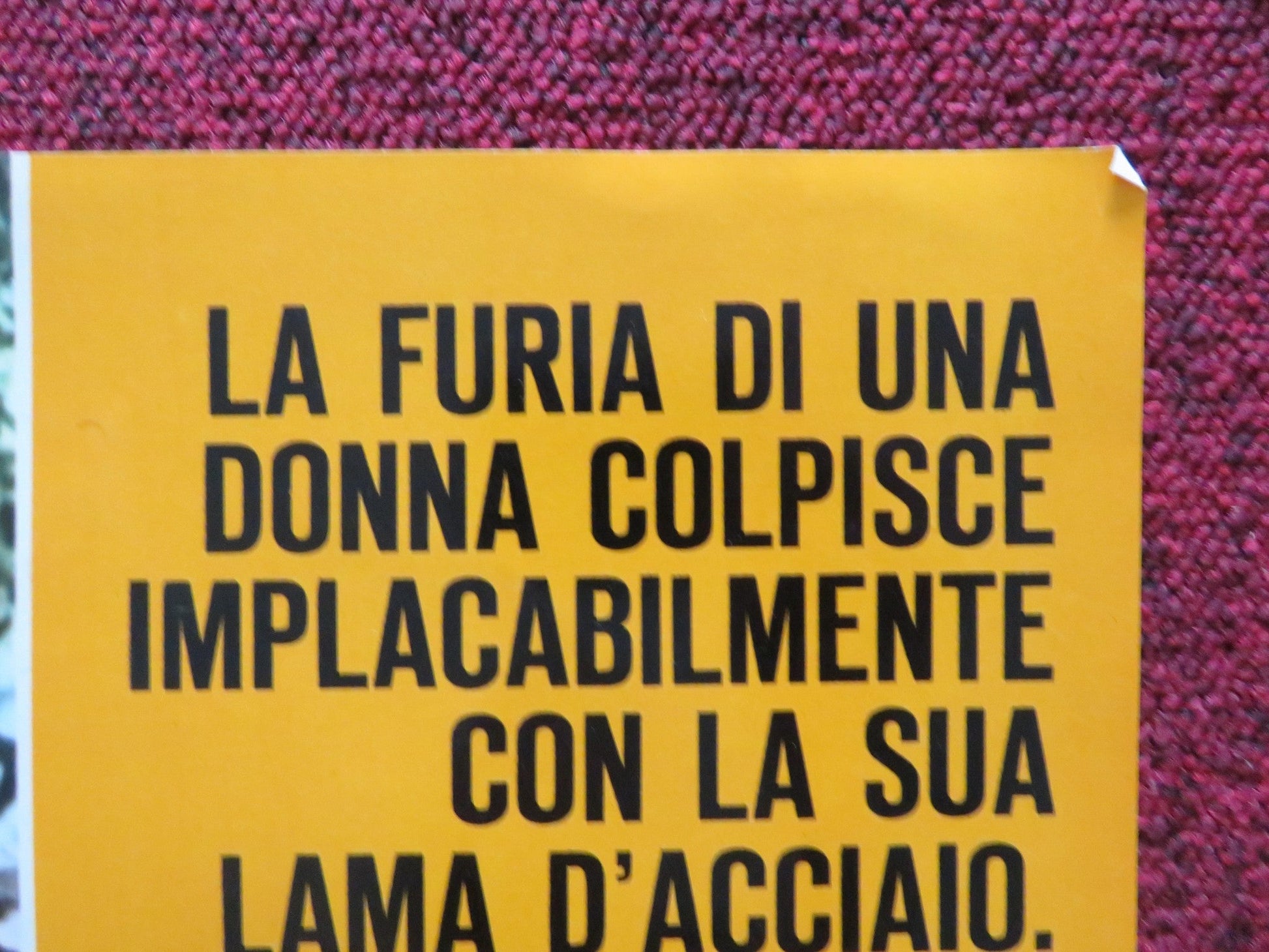 ONE ARMED SWORDSWOMAN - A ITALIAN FOTOBUSTA POSTER CHING - CHING CHANG 1973 Rendezvous Cinema Movie posters