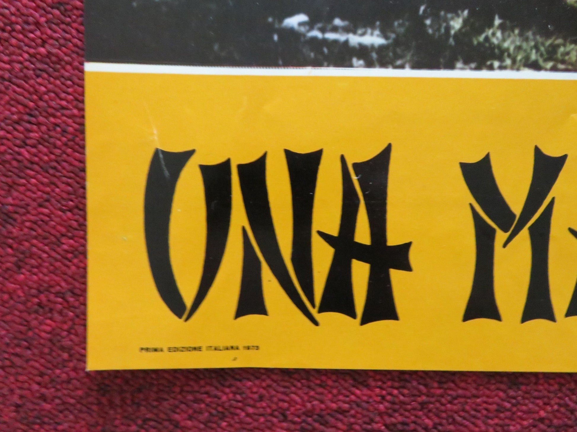 ONE ARMED SWORDSWOMAN - A ITALIAN FOTOBUSTA POSTER CHING - CHING CHANG 1973 Rendezvous Cinema Movie posters