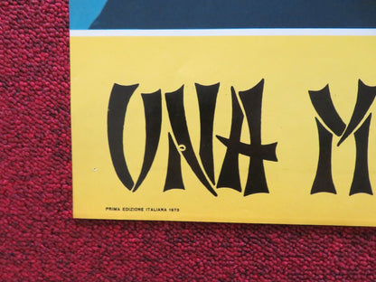 ONE ARMED SWORDSWOMAN - C ITALIAN FOTOBUSTA POSTER CHING - CHING CHANG 1973 Rendezvous Cinema Movie posters