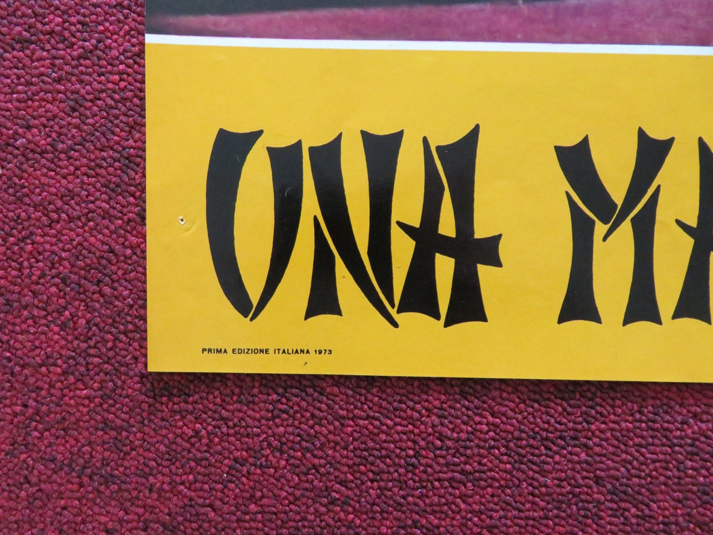 ONE ARMED SWORDSWOMAN - D ITALIAN FOTOBUSTA POSTER CHING - CHING CHANG 1973 Rendezvous Cinema Movie posters