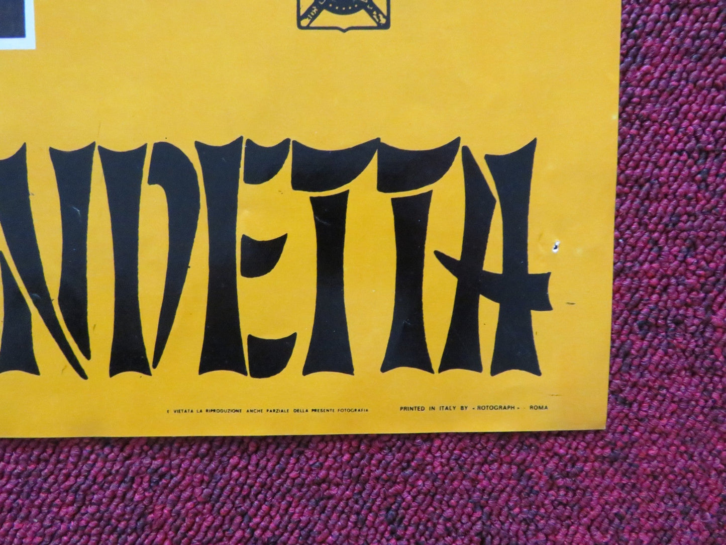 ONE ARMED SWORDSWOMAN - D ITALIAN FOTOBUSTA POSTER CHING - CHING CHANG 1973 Rendezvous Cinema Movie posters