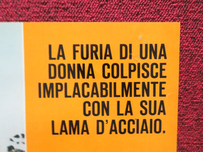 ONE ARMED SWORDSWOMAN - E ITALIAN FOTOBUSTA POSTER CHING - CHING CHANG 1973 Rendezvous Cinema Movie posters