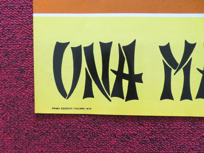 ONE ARMED SWORDSWOMAN - F ITALIAN FOTOBUSTA POSTER CHING - CHING CHANG 1973 Rendezvous Cinema Movie posters