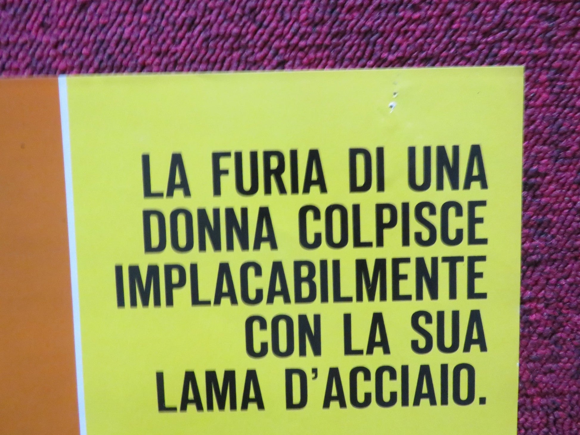 ONE ARMED SWORDSWOMAN - F ITALIAN FOTOBUSTA POSTER CHING - CHING CHANG 1973 Rendezvous Cinema Movie posters