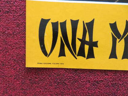 ONE ARMED SWORDSWOMAN - G ITALIAN FOTOBUSTA POSTER CHING - CHING CHANG 1973 Rendezvous Cinema Movie posters