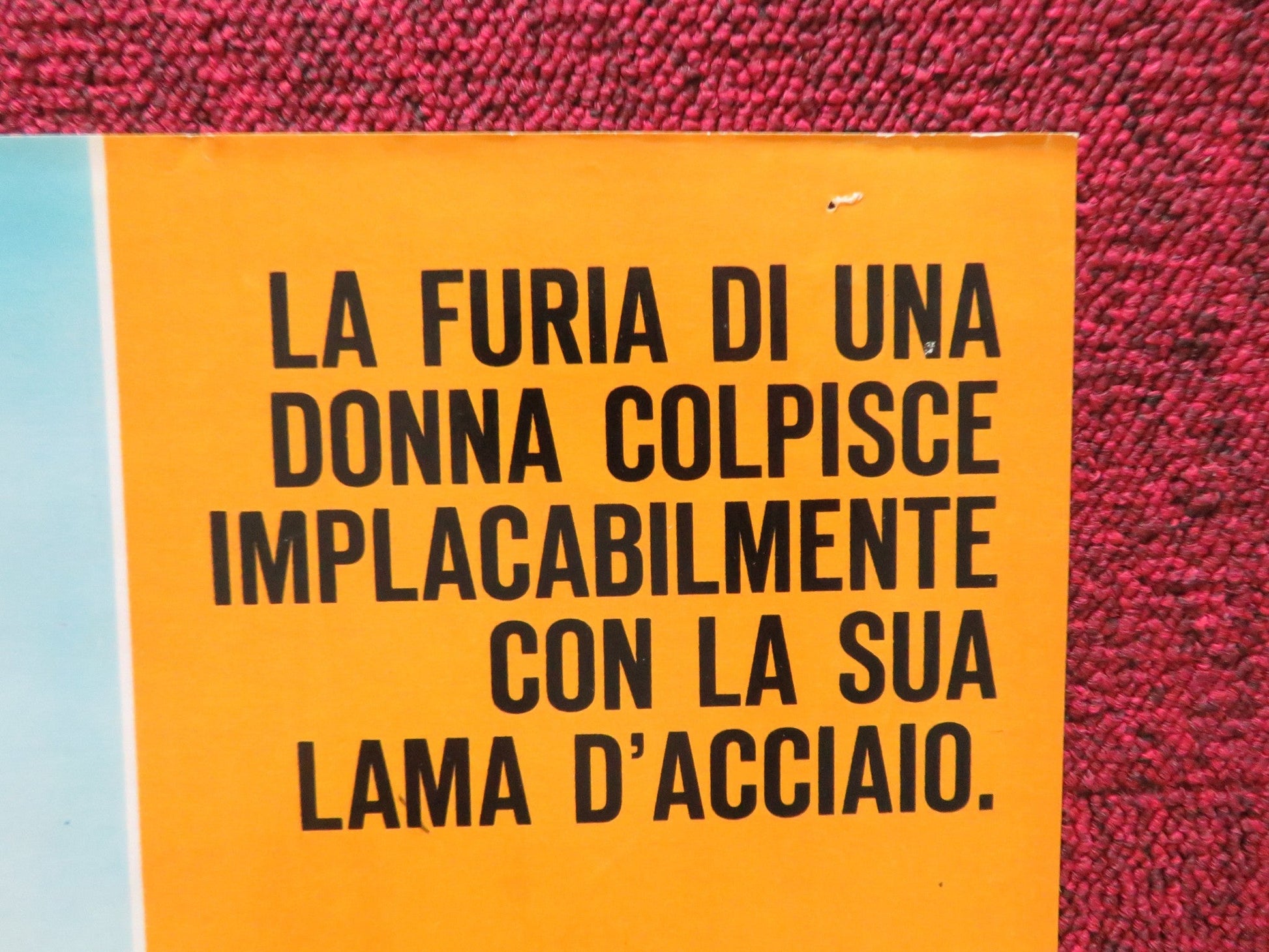 ONE ARMED SWORDSWOMAN - G ITALIAN FOTOBUSTA POSTER CHING - CHING CHANG 1973 Rendezvous Cinema Movie posters