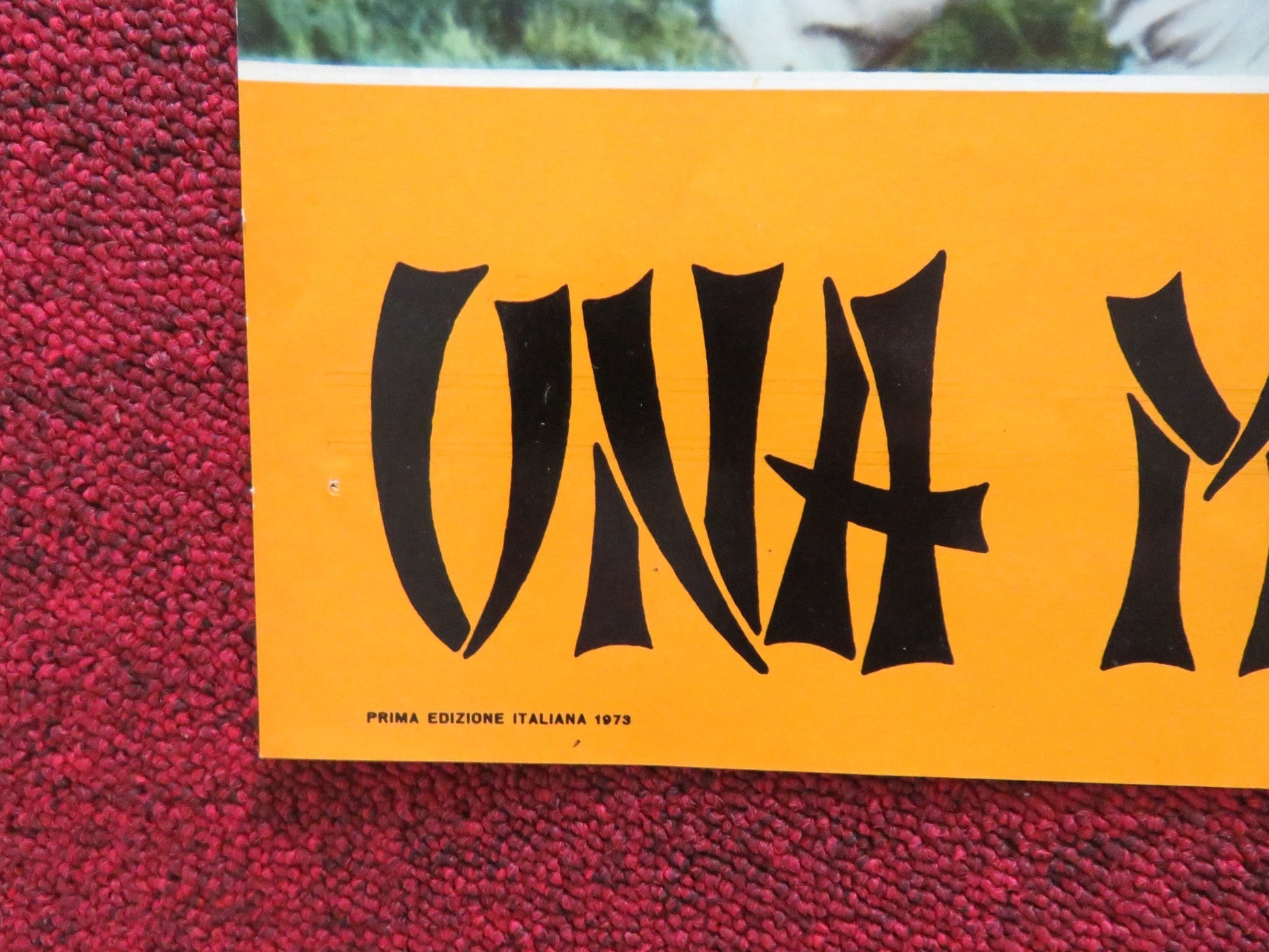 ONE ARMED SWORDSWOMAN - H ITALIAN FOTOBUSTA POSTER CHING - CHING CHANG 1973 Rendezvous Cinema Movie posters