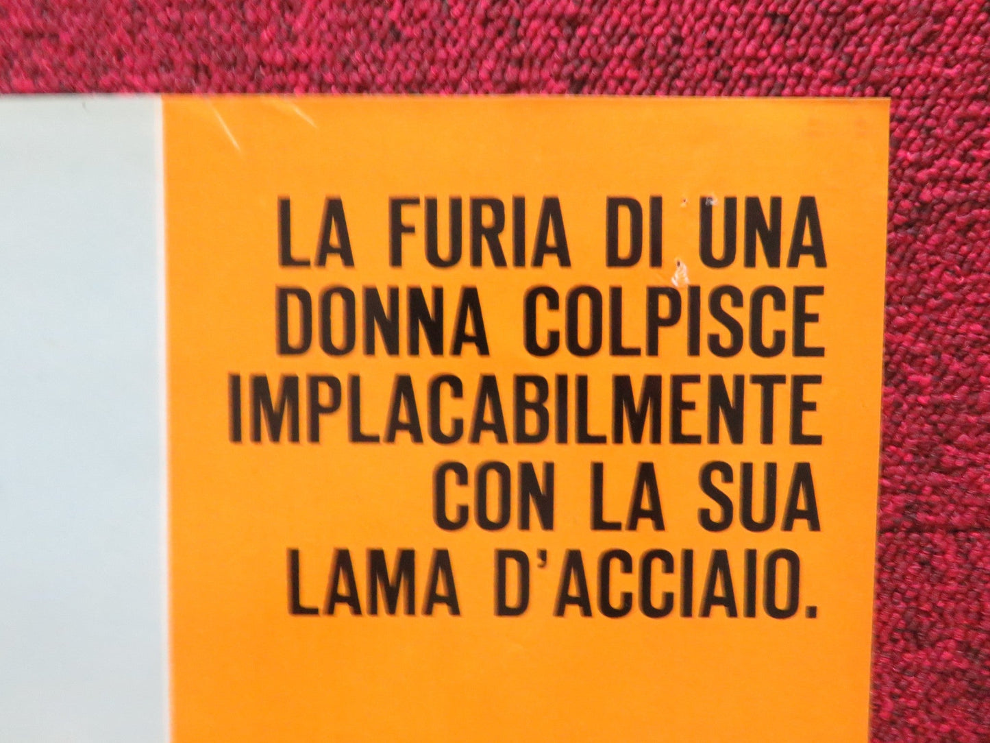 ONE ARMED SWORDSWOMAN - H ITALIAN FOTOBUSTA POSTER CHING - CHING CHANG 1973 Rendezvous Cinema Movie posters