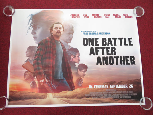 One Battle After Another UK Quad Rolled Poster Leonardo DiCaprio Sean Penn 2025 Movie posters