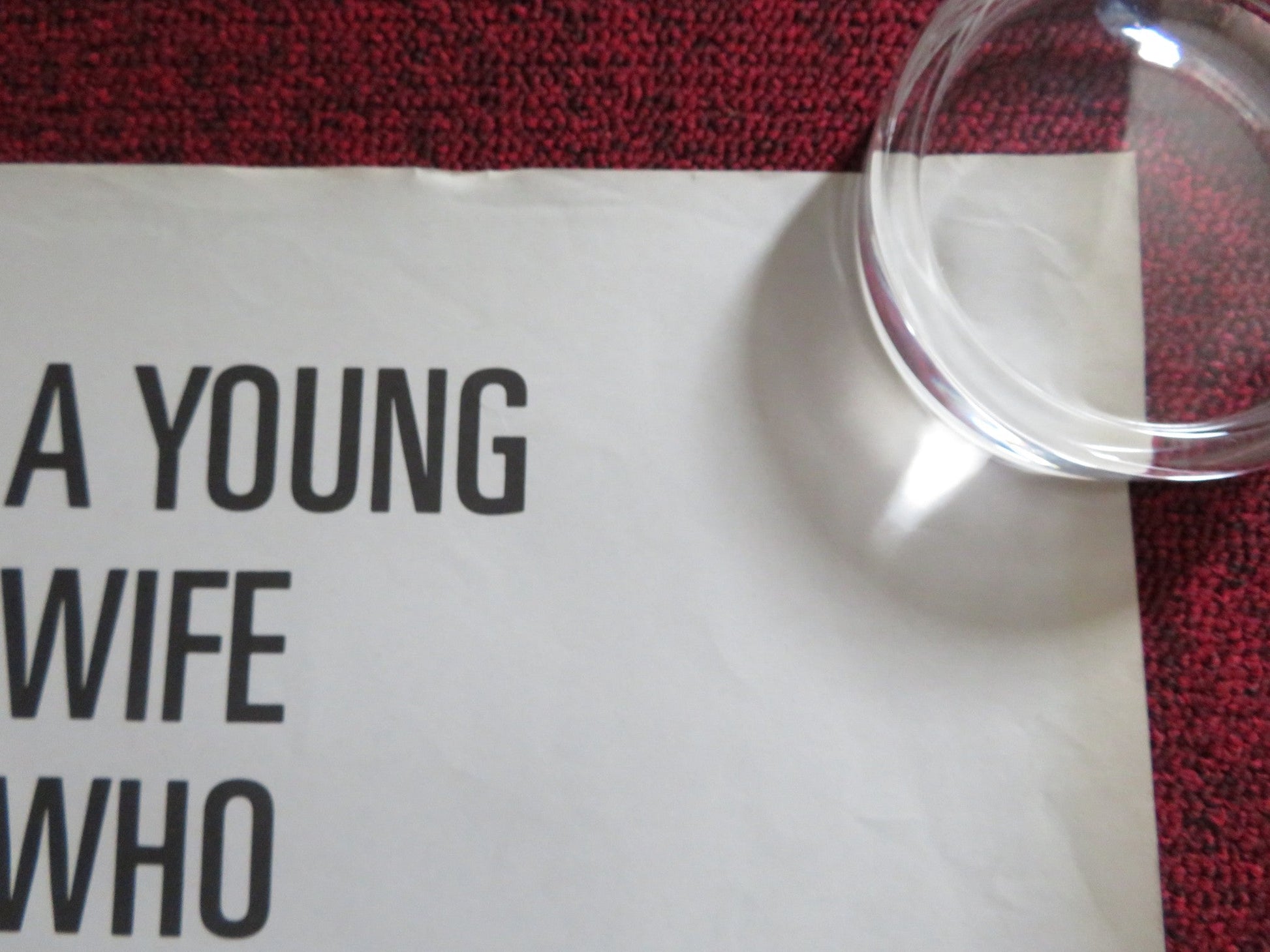 ONE BRIEF SUMMER UK QUAD ROLLED POSTER CLIFFORD EVANS PETER EGAN 1971 Rendezvous Cinema Movie posters