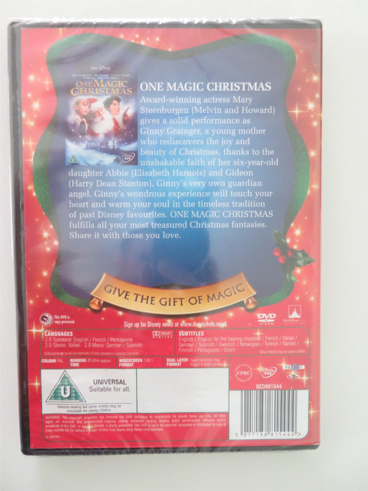 ONE MAGIC CHRISTMAS (DVD) MARY STEENBURGEN GARY BASARABA 1985 REGION 2 Movie posters