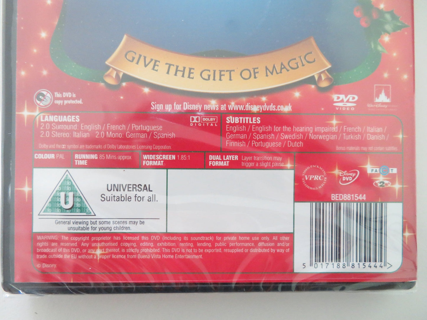 ONE MAGIC CHRISTMAS (DVD) MARY STEENBURGEN GARY BASARABA 1985 REGION 2 Movie posters