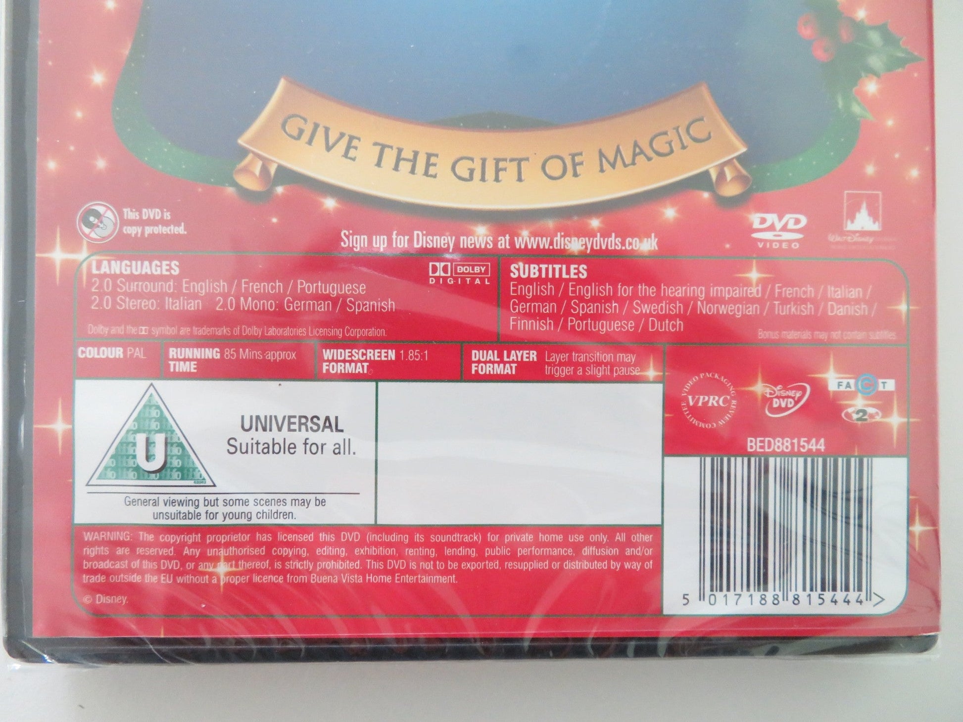 ONE MAGIC CHRISTMAS (DVD) MARY STEENBURGEN GARY BASARABA 1985 REGION 2 Movie posters