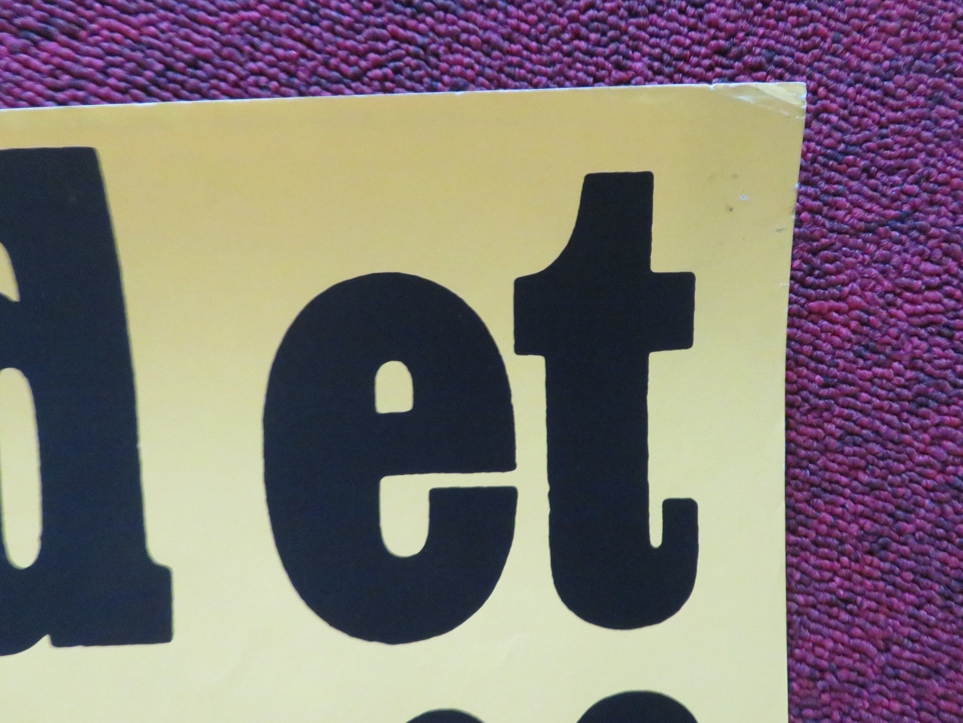 ONE MORE TRAIN TO ROB DANISH POSTER ROLLED GEORGE PEPPARD DIANA MULDAUR 1971 Rendezvous Cinema Movie posters