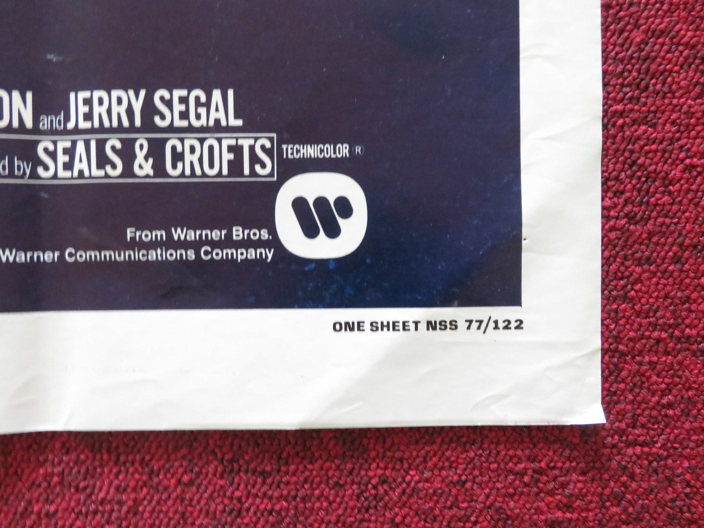 ONE ON ONE - A FOLDED US ONE SHEET POSTER ROBBY BENSON ANNETTE O'TOOLE 1977 Rendezvous Cinema Movie posters