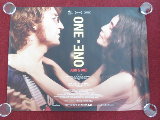 ONE TO ONE: JOHN & YOKO UK QUAD ROLLED POSTER JOHN LENNON YOKO ONO 2024 Movie posters