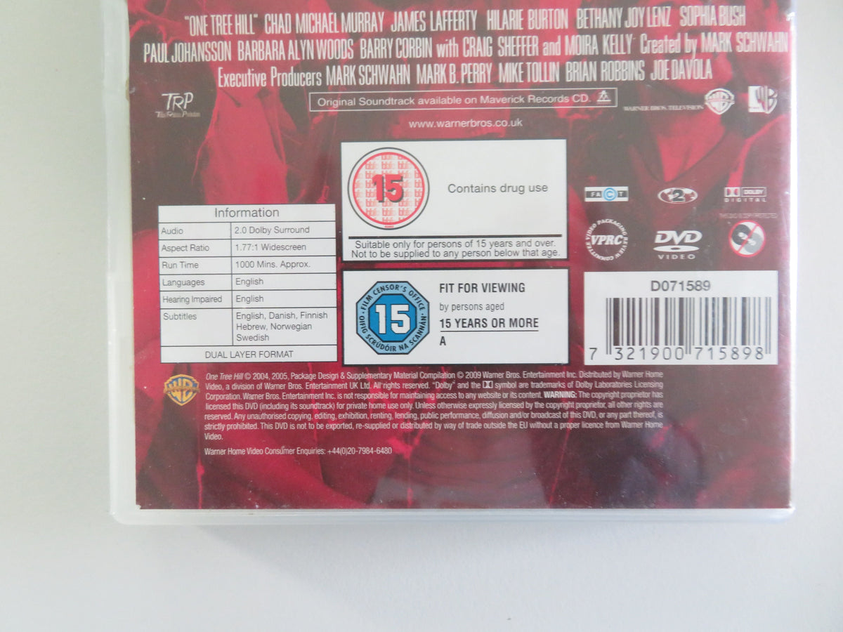 One Tree Hill - The Complete Second Season (DVD) C. Michael Murray 2005 Region 2 Movie posters