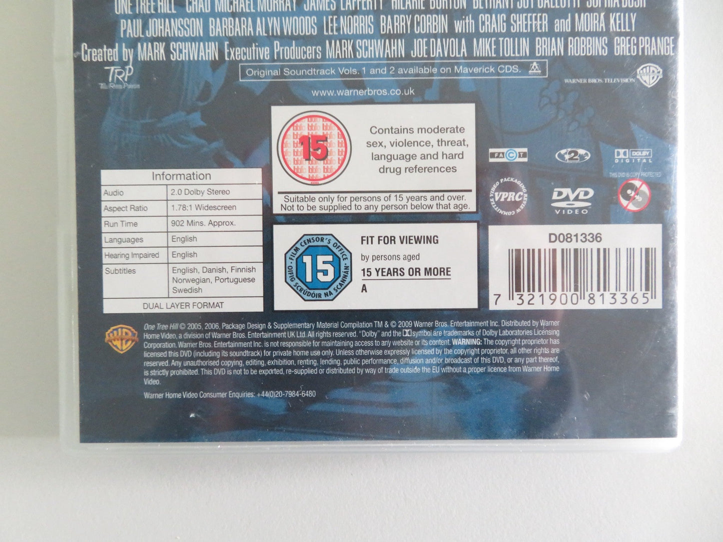 One Tree Hill - The Complete Third Series (DVD) James Lafferty 2005 Region 2 Movie posters