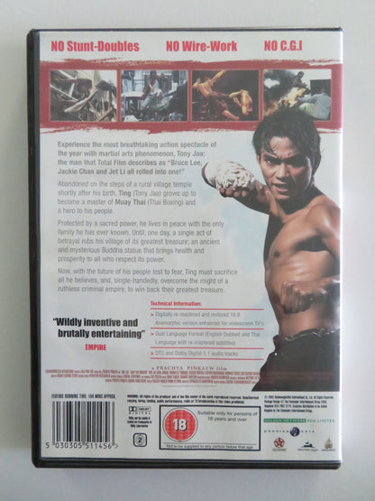 ONG - BAK: THE THAI WARRIOR (DVD) TONY JAA PHETTHAI VONGKUMLAO 2003 REGION 2 Movie posters