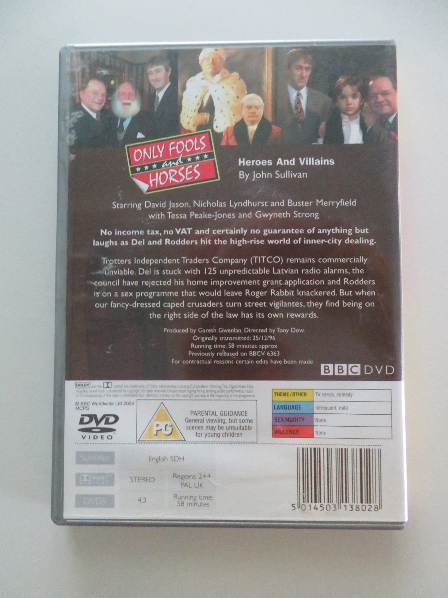 ONLY FOOLS AND HORSES - HEROES AND VILLAINS (DVD) DAVID JASON 1996 REGION 2, 4 Movie posters