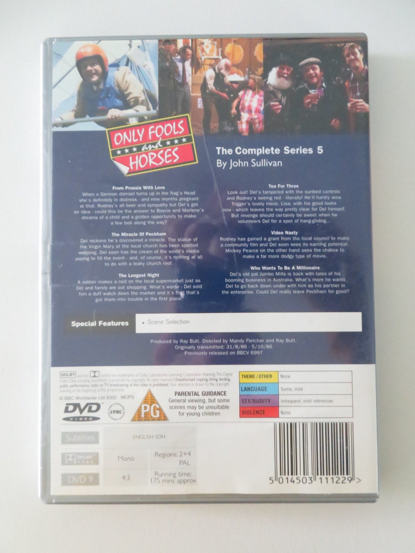 ONLY FOOLS AND HORSES SERIES 5 (DVD) DAVID JASON N. LYNDHURST 1986 REGION 2, 4 Movie posters